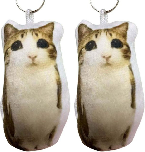 Schlüsselanhänger Katzenstimme Sound, beige, Kinder - Bild 1