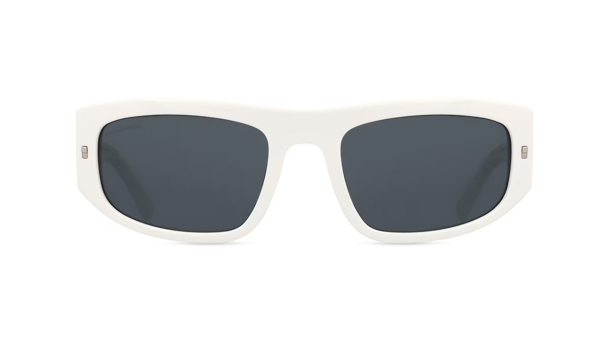 Dsquared2 ICON 0016/S Sonnenbrille, Vollrand, Quadratisch, Acetat, Weiß, Herren - Bild 1