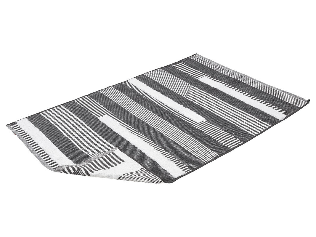 LIVARNO HOME Webteppich aus Baumwolle, Grau, B: 120 cm, L: 180 cm - Bild 4