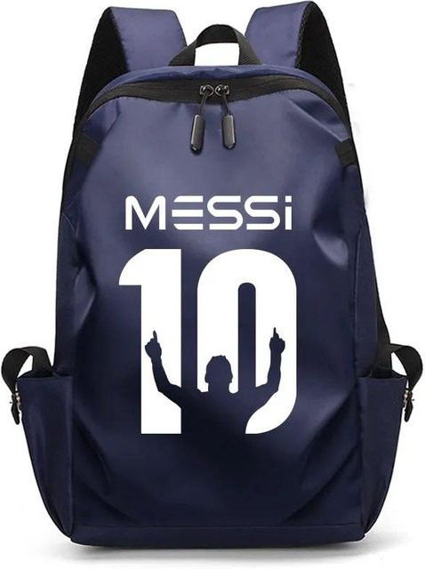 3-teiliges Schulrucksack-Set in Blau aus Oxford-Stoff mit Schultasche, Schultergurt und Federmäppchen - Bild 1