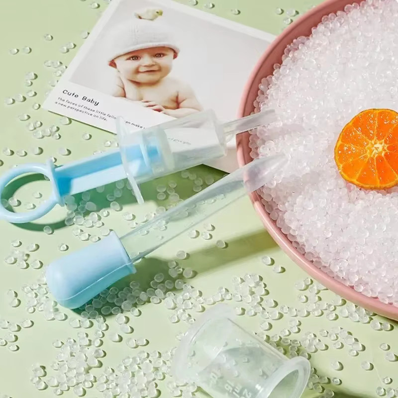 Vvocci Baby Training Feeder aus Silikon mit Pipette in Blau zur Gabe von Medizin und Nahrungsergänzungsmitteln - Bild 2