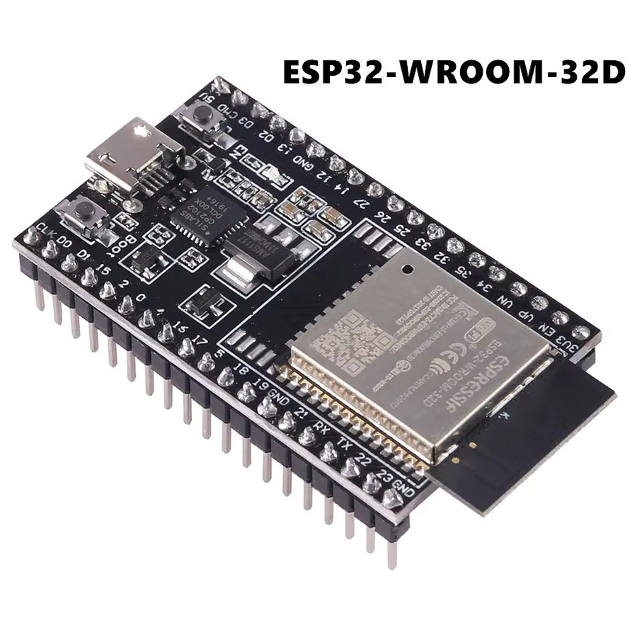 AOKIN ESP32-DevKitC Entwicklung Board mit ESP32-WROOM-32D und ESP32-WROOM-32U in Schwarz mit WiFi und Bluetooth für IoT-Anwendungen - Bild 2