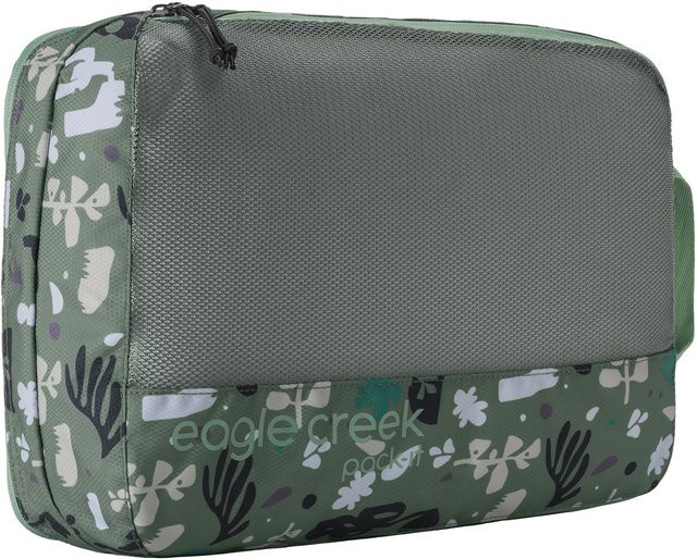 Eagle Creek Pack-It NEW Reveal Clean/Dirty Cube M Organizer in Roots & Shoots Duck Green - Bild 1