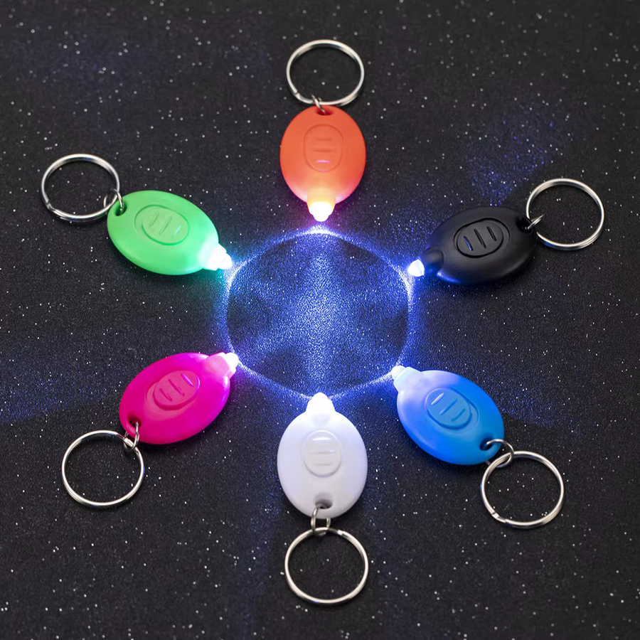 Alonefire LED Mini Schlüsselanhänger Taschenlampe in Weiß für Notbeleuchtung und Rucksäcke - Bild 2