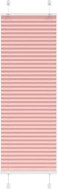 vidaXL Plissee Rosa semi-transparent aus Polyester B: 45 cm, H: 100 cm - Bild 1