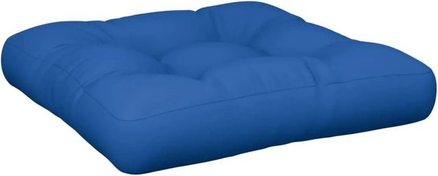 vidaXL Palettenkissen aus Polyester in Königsblau, wasserabweisend und UV-beständig, B/T/H: 60 x 60 x 10 cm - Bild 1