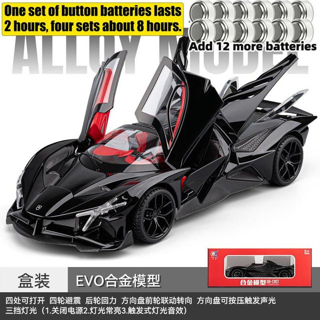 Linyi toy car Apollo Evo Hypercar Modellauto, 1:18, Metall, ab 14 Jahren - Bild 1