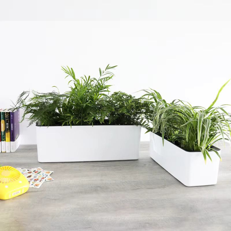 Rechteckiges Pflanzgefäß von ACRDDK mit Wasserstandsanzeige für Garten und Zimmerpflanzen - Bild 3