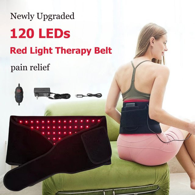 vilnason Rot- & Infrarot-Lichttherapiegürtel, Schwarz, Unisex - Bild 1