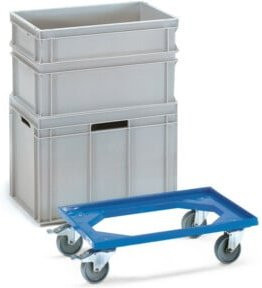 Fetra Kastenroller 13590 aus Kunststoff in Blau und Grau - Bild 1