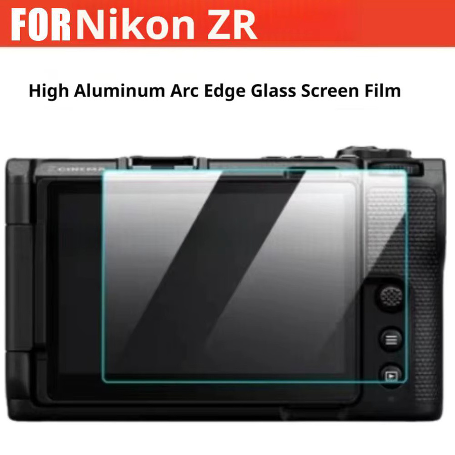 Nikon ZR Kamera Displayschutz aus gehärtetem Glas, transparent und kratzfest - Bild 4