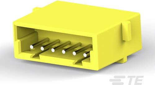 TE Connectivity Einbau-Stiftleiste Standard Gelb 4-292156-6 - Bild 1