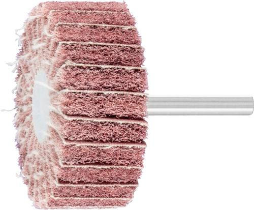 PFERD POLINOX Vlies-Schleifstift PNZ Pink Durchmesser: 60 mm, Tiefe: 25 mm, Schaft-Durchmesser: 6 mm A180 für Feinschliff und Finish - Bild 1