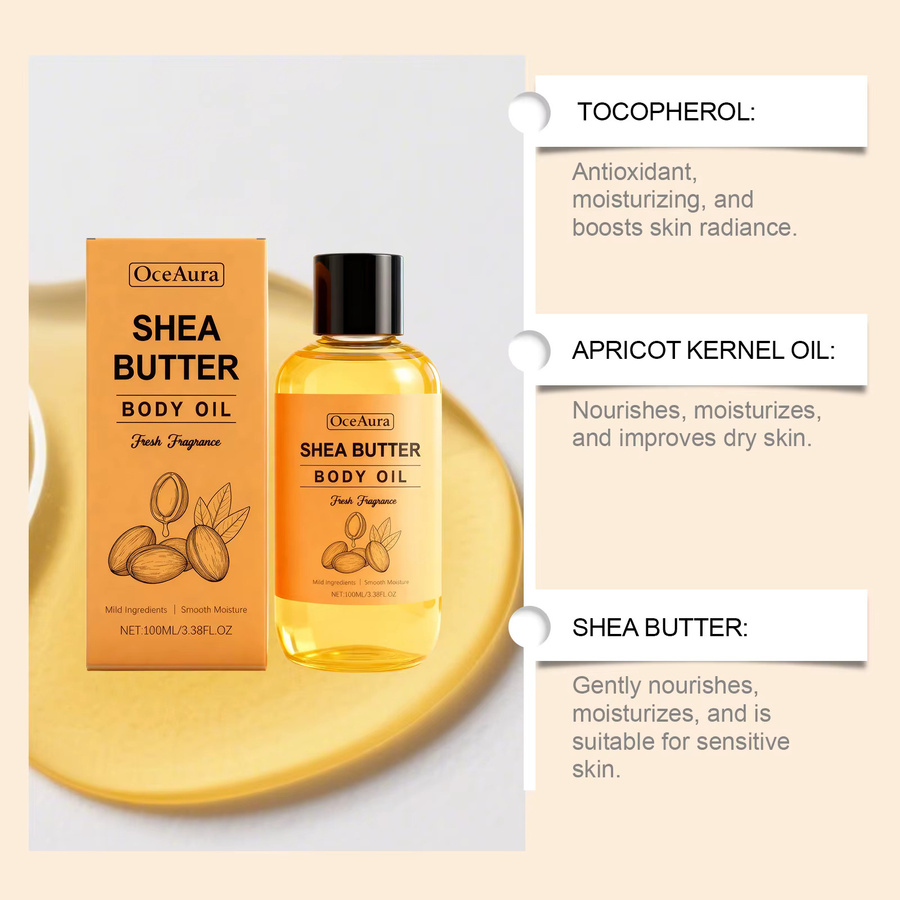 OceAura Körperöl Sheabutter, 100 ml, Unisex - Bild 2