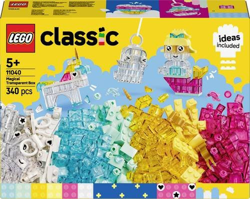 LEGO Classic Zauberbox mit durchsichtigen Steinen ab 5 Jahren - Bild 1