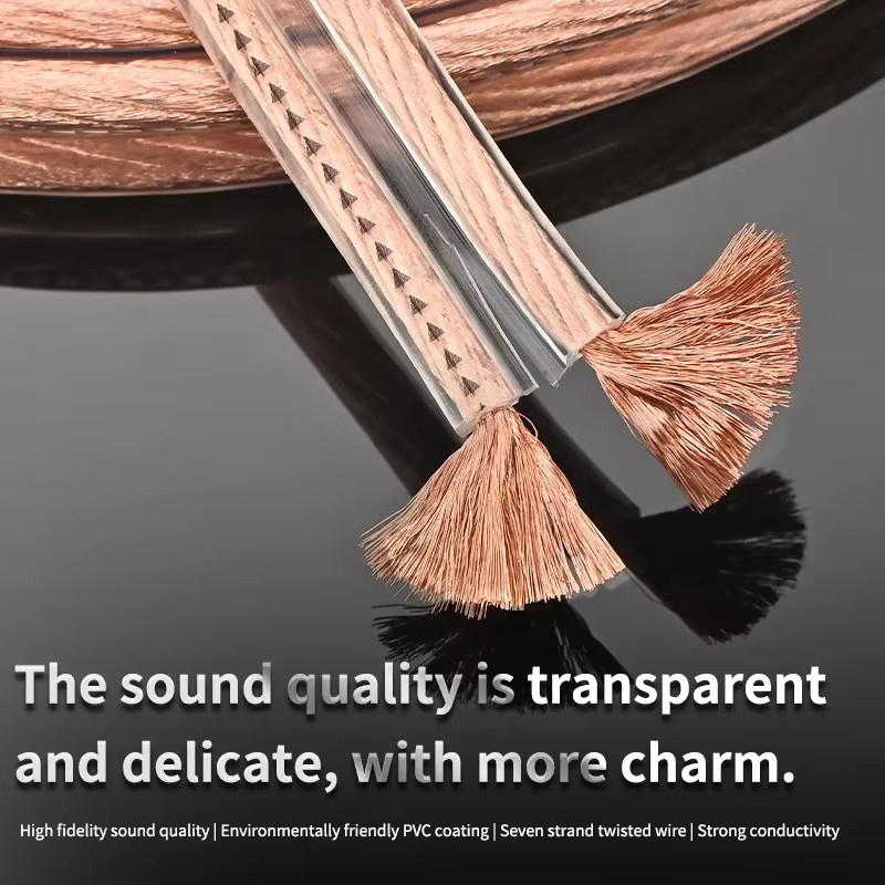VOIACAN 6N OFC DIY HiFi-Lautsprecherkabel für Audio-Verstärker in 1,5 mm2, 2,5 mm2, 4 mm2 oder 6 mm2 - Bild 3