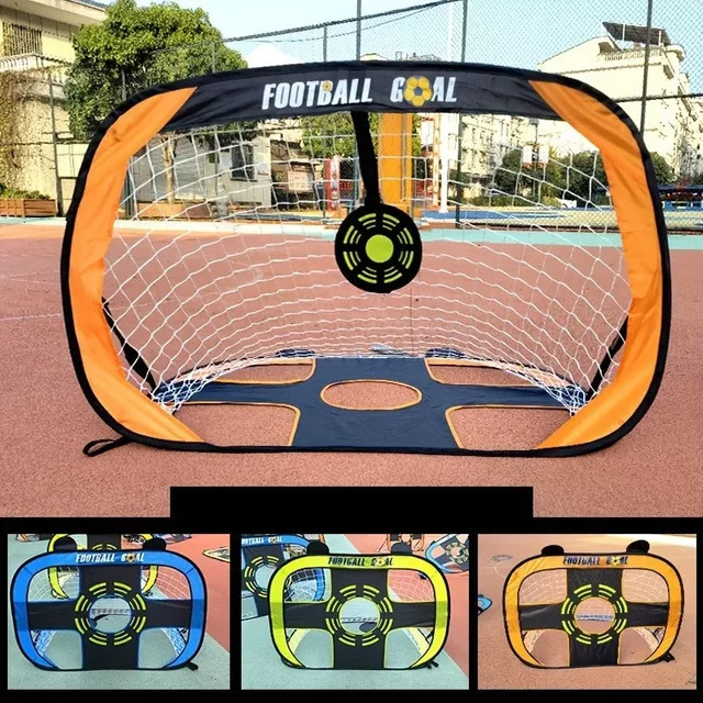 SONGYI Fußballtor, tragbares Fußballnetz, Blau - Bild 1