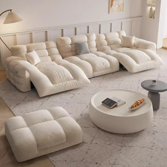 Modernes Polstersofa von MDUG mit Designer-Kissen für Wohnzimmer und Schlafzimmer - Bild 1