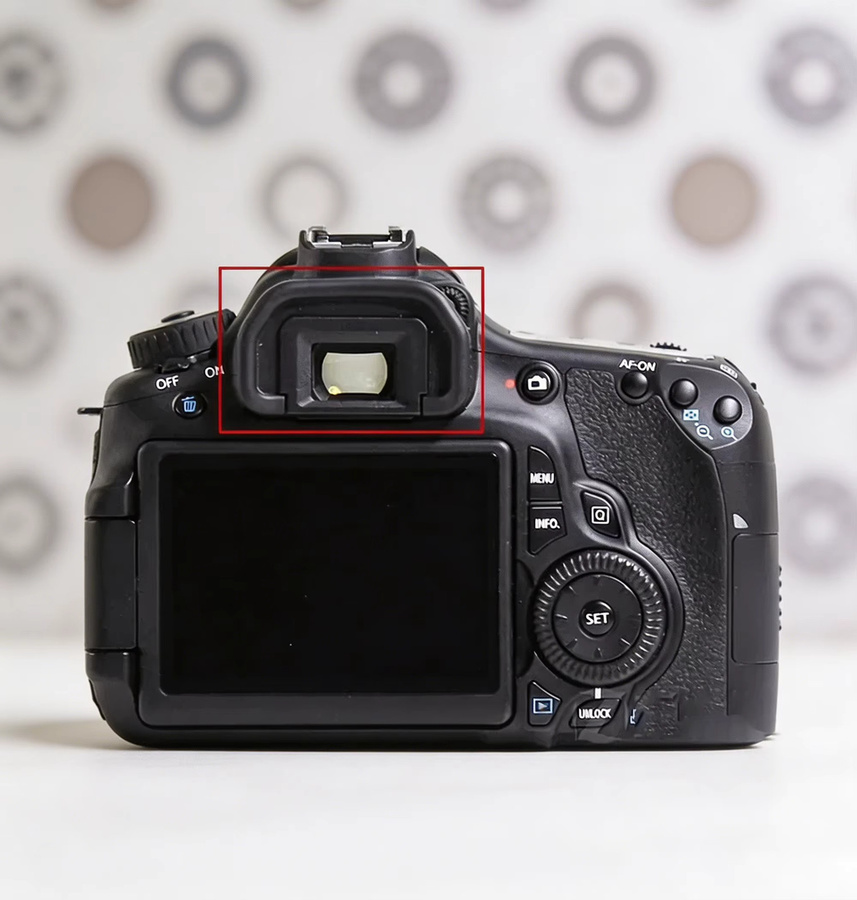 Weiche Silikon-Augenmuschel für Canon EOS 90D 80D 70D 60D 50D 5D 6D Mark II in Schwarz - Bild 2