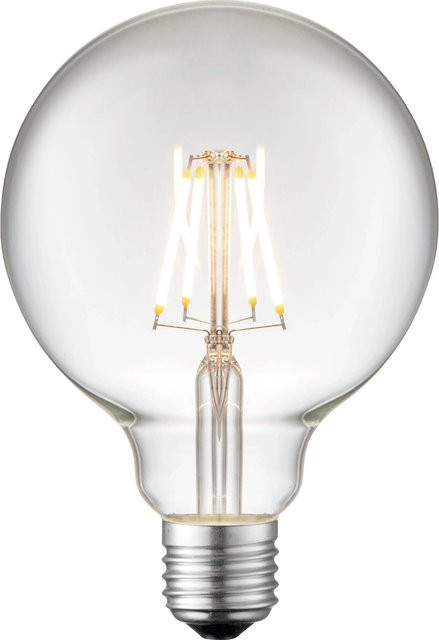 Leuchten Direkt LED-Leuchtmittel E27 Globeform Vintage, 4 W, warmweiß, transparent, dimmbar, Höhe: 13,5 cm, Breite: 9,5 cm - Bild 1