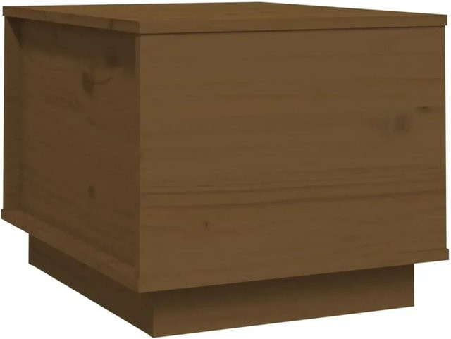 vidaXL Couchtisch aus massivem Kiefernholz in Braun mit Lift-Mechanismus, B/T/H: 50 x 40 x 35 cm - Bild 1