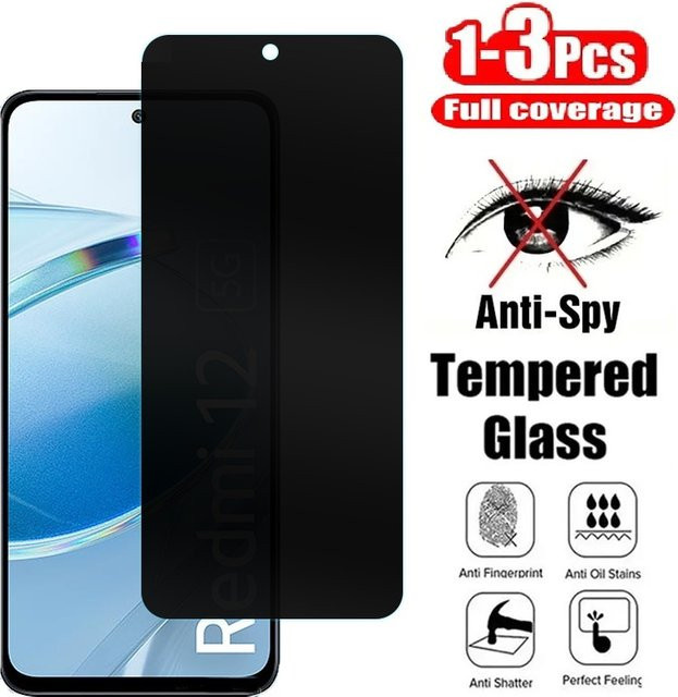 Sichtschutz aus gehärtetem Glas für Motorola Moto G9 Play, E6 Plus, E7, E6S, E 2020, G8 Play, G8 Power Lite und One Fusion, transparent - Bild 1