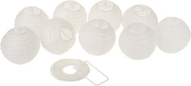 VBS Lampion-Lampenschirme aus Papier in Weiß für LED und Tealights - Bild 1