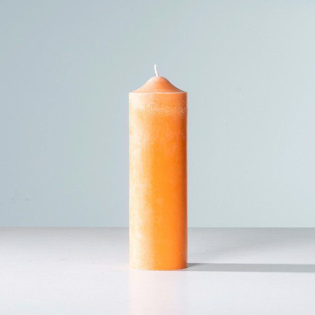 Green Living Blockkerze Orange von BLUME2000 - Bild 1