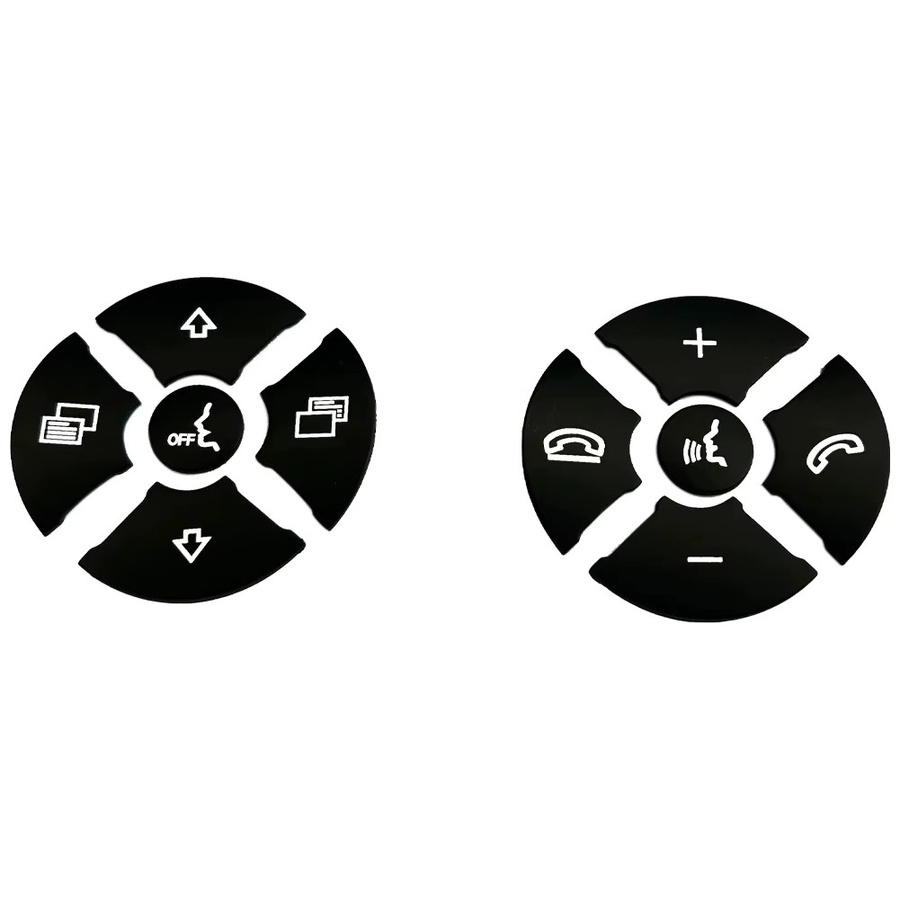 Lenkrad Knopfhalter Trimm Abdeckung Aufkleber passend für Mercedes Benz E C S GLK R ML SLK Klasse W212 W204 - Bild 4