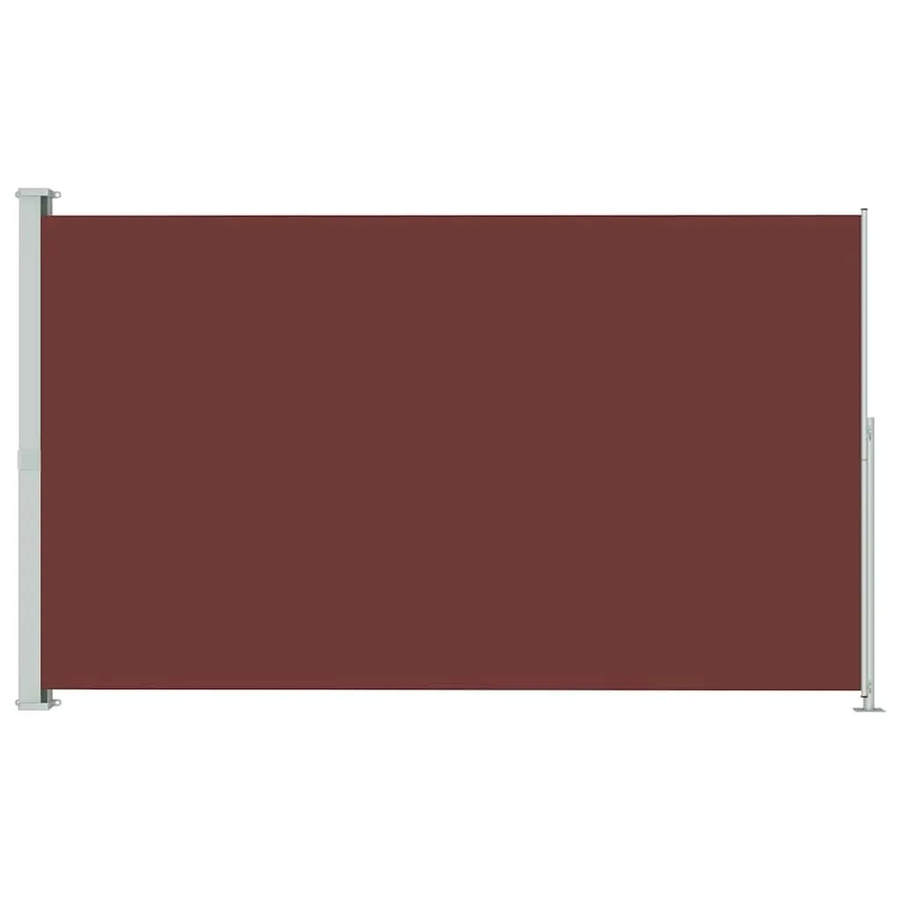 Furnicato Seitenmarkise ausziehbar Braun B: 300 cm, H: 180 cm mit automatischer Aufroll-Funktion aus Polyester und Stahl - Bild 2