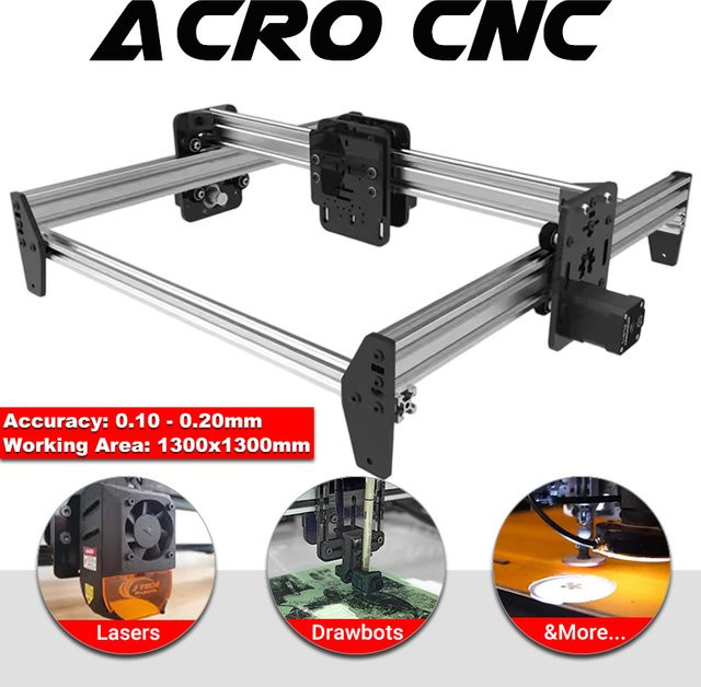 Openbuilds ACRO System CNC-Maschinen-Bausatz mit GT2-Riemenantrieb, Präzisions-Lasergravur und Nema17 Schrittmotoren - Bild 1