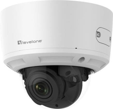 LevelOne Gemini Zoom IP Kamera FCS-3098V2 in Weiß mit 8 MP, H.265, PoE und Two-Way Audio für Indoor und Outdoor - Bild 1