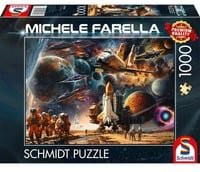 Schmidt Spiele Puzzle Faszination Raumfahrt von Michele Farella mit 1000 Teilen - Bild 1