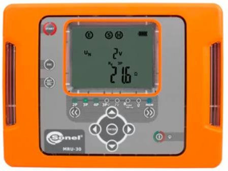 Sonel Erdungswiderstandsmessgerät MRU-30 in Orange - Bild 1