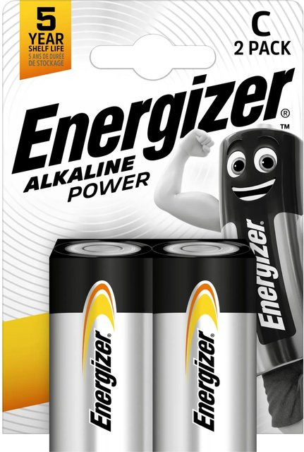 Energizer Alkaline Power C Batterien, 2 Stück - Bild 1