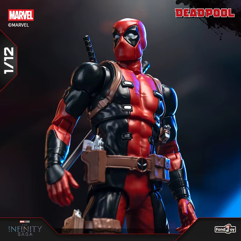 Fondjoy Deadpool Actionfigur, Marvel, 1/12 Modell - Bild 2