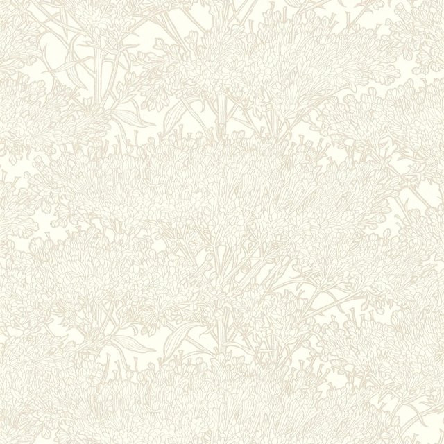 Profhome Natur Tapete Floral Art Nouveau in Creme, Gold und Grau, Vlies, Breite: 0,53 m, Länge: 10,05 m - Bild 1