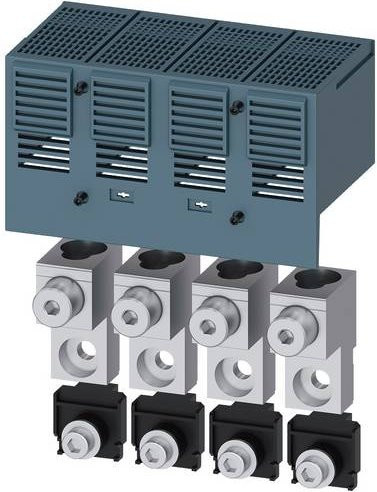 Siemens Rundleiteranschlussklemme 3VA9374-0JJ24 in Grau - Bild 1