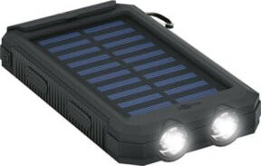 Goobay PowerBank Outdoor 8000mAh Schwarz mit USB-A und Micro-USB Anschlüssen - Bild 1