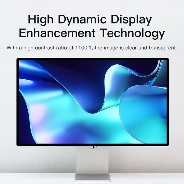 KUYCON P32D 4K UHD Monitor mit 32 Zoll, 60Hz, HDR10 und USB-C Anschluss in Silber - Bild 1