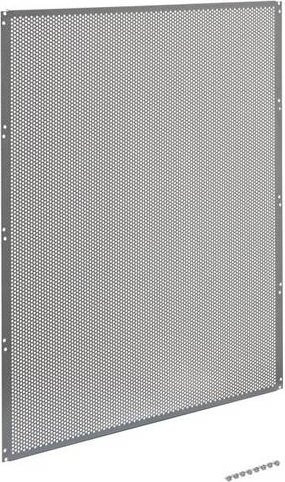 Hager Montageplatte UZ52M5 aus Stahl in Silber für Telekom-Schränke, Höhe: 80 cm - Bild 1