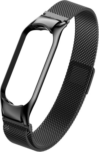 Uhrenarmband Edelstahl, Silber, Unisex, für Xiaomi Mi Band - Bild 1