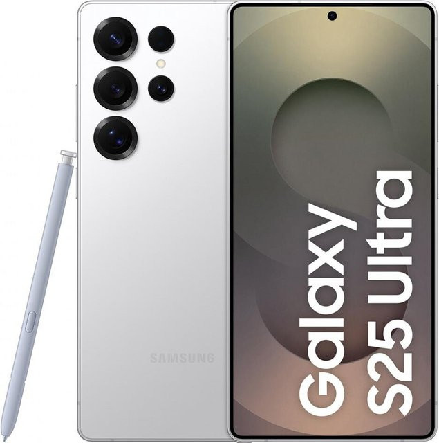 Samsung Galaxy S25 Ultra Smartphone 1TB Titanium Whitesilver mit 17,42cm (6,9) OLED Display, Android 15, 200MP Quad-Kamera und 5G - Bild 1