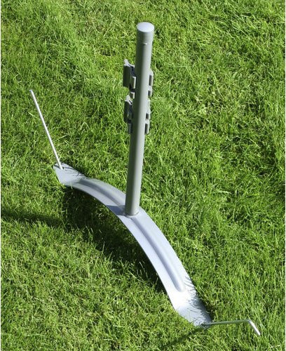 Floracord Paravent Kombiständer für Sonnenschirme in Grau aus Metall - Bild 2