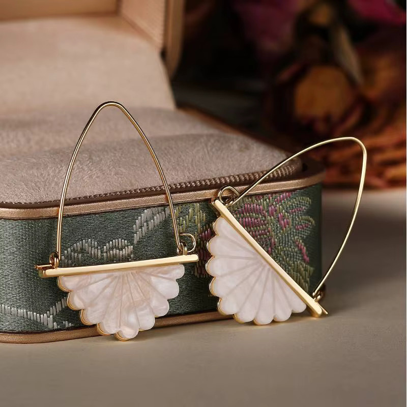 Huitan Ohrringe, Gold, Perle, Damen - Bild 2
