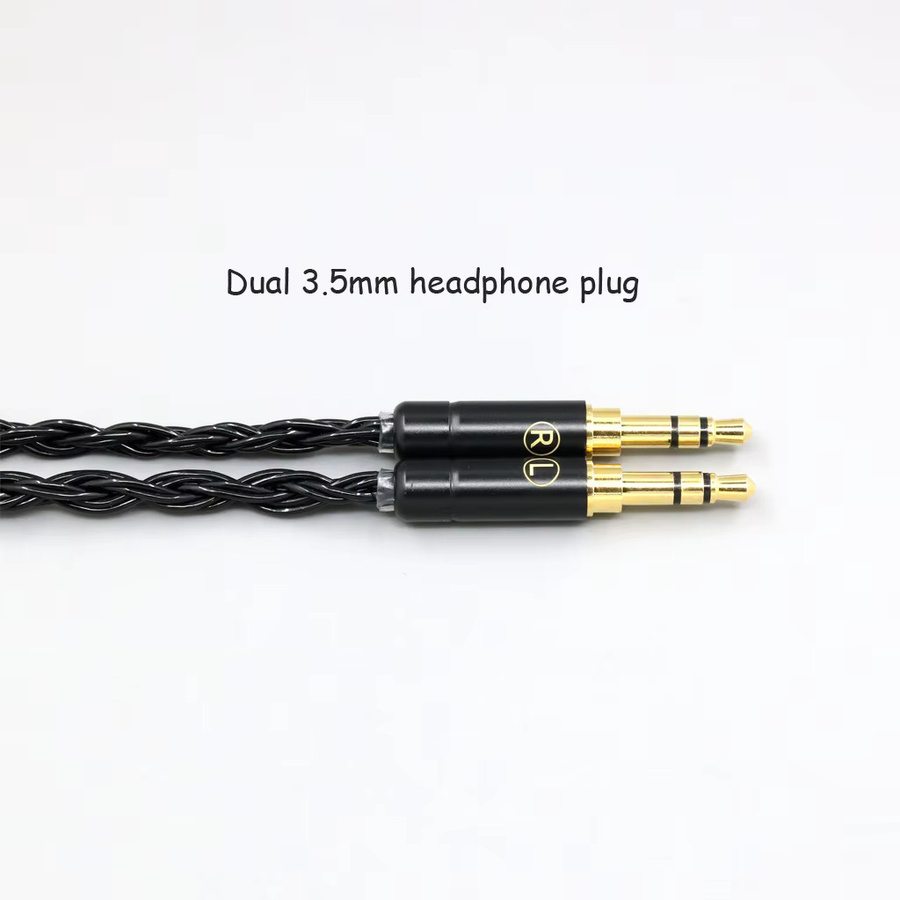 EachDIY 16-adriges 7N OCC Kopfhörerkabel in Schwarz für Hifiman Sundara Ananda HE1000se HE6se HE1000v2 HE400se Arya He-35x - Bild 2