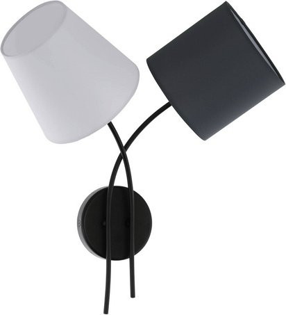 Eglo Wand- und Deckenleuchte ALMEIDA aus Stahl in Schwarz - Bild 1