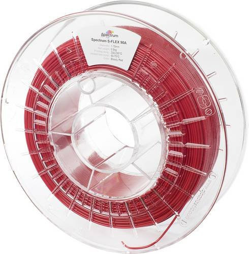 Spectrum Filaments S-Flex 90A Filament Bloody Red, 1.75 mm, 500 g - Bild 1