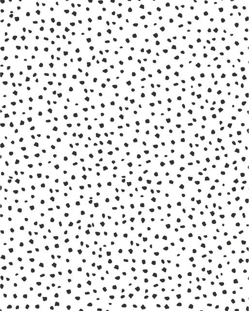 Komar Fototapete Dipple Dapple in Schwarz-weiß aus Qualitätsvlies, B: 200 cm, H: 250 cm - Bild 1