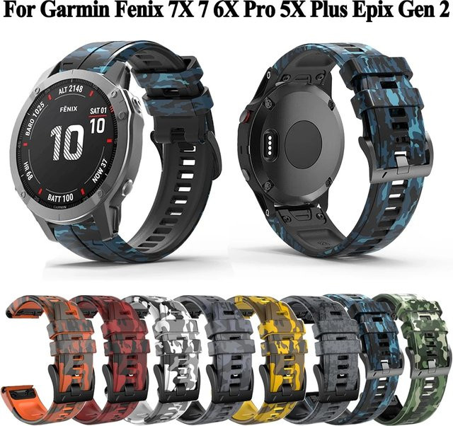 QCTOG Uhrenarmband Silikon, Camo, Unisex - Bild 1
